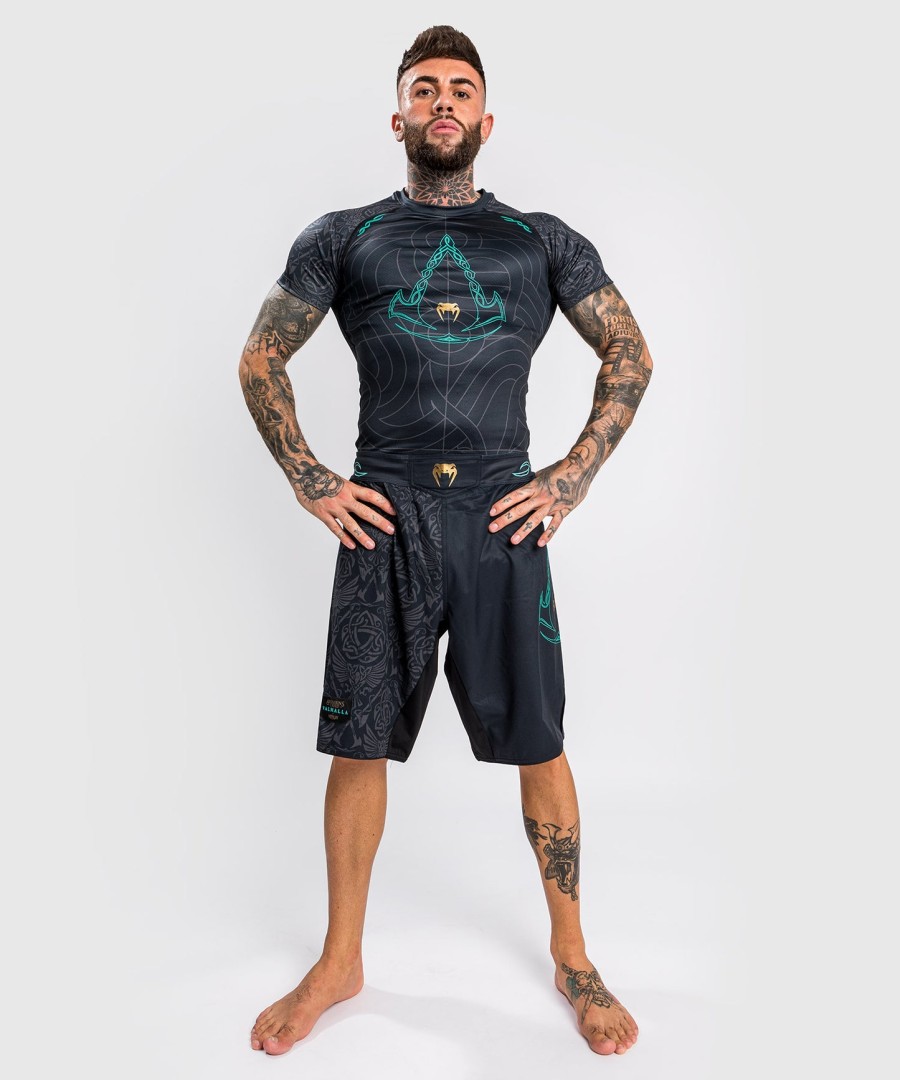 venum assassin creed reloaded rashguard - short sleeves - black