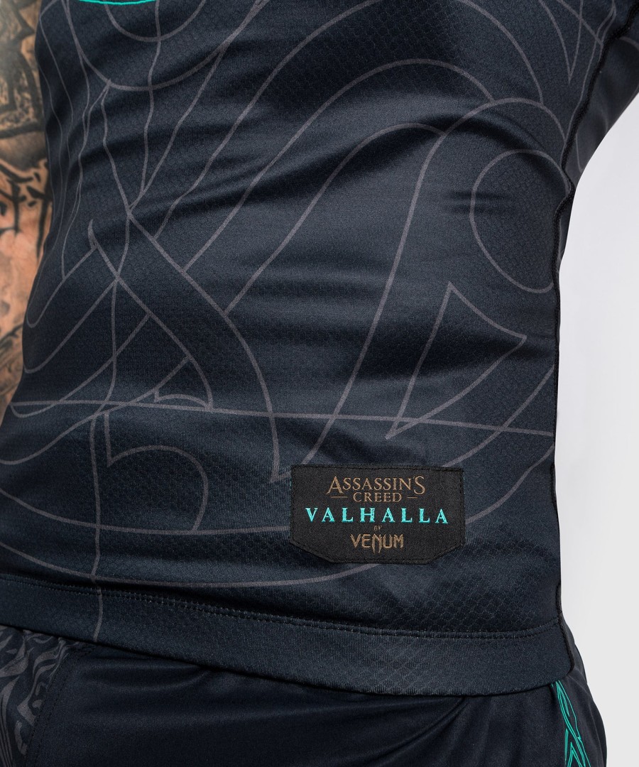 venum assassin creed reloaded rashguard - short sleeves - black