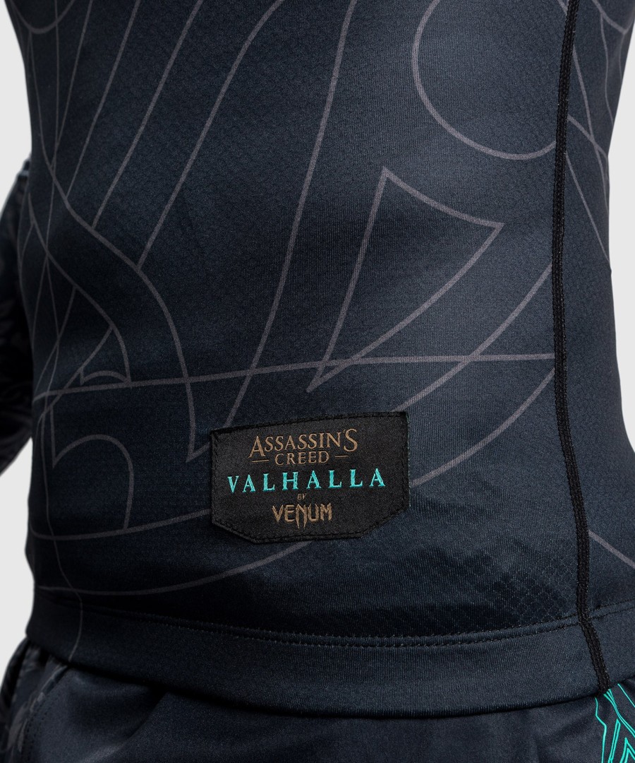 venum assassin creed reloaded rashguard - short sleeves - black