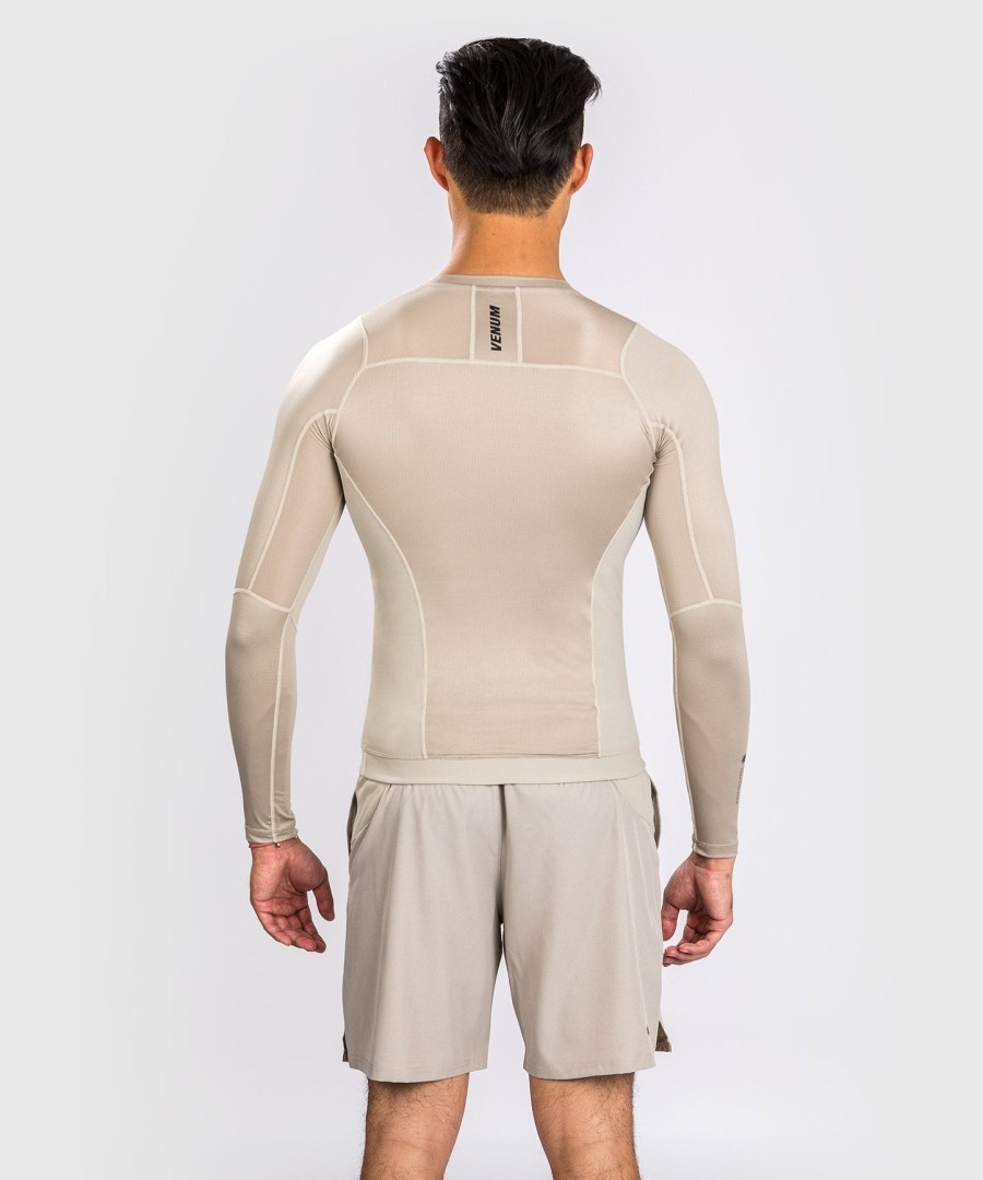 venum g-fit air rashguard longsleeve - sand