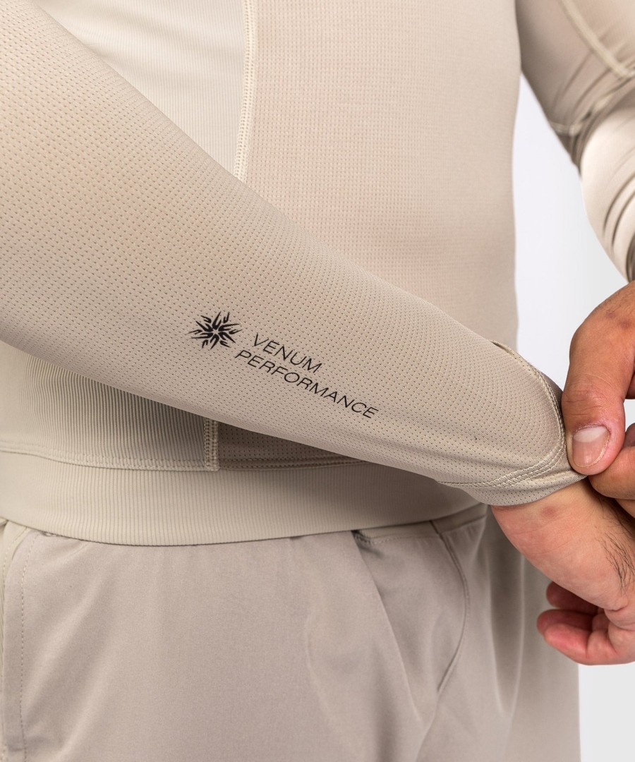 venum g-fit air rashguard longsleeve - sand