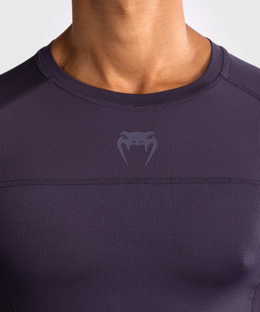 venum g-fit air men long sleeve rashguard - deep purple