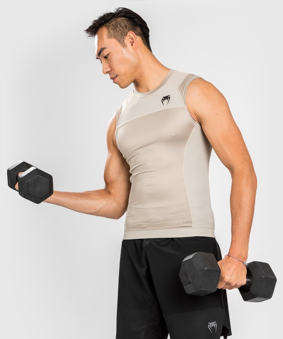 venum g-fit air rashguard sleeveless - sand