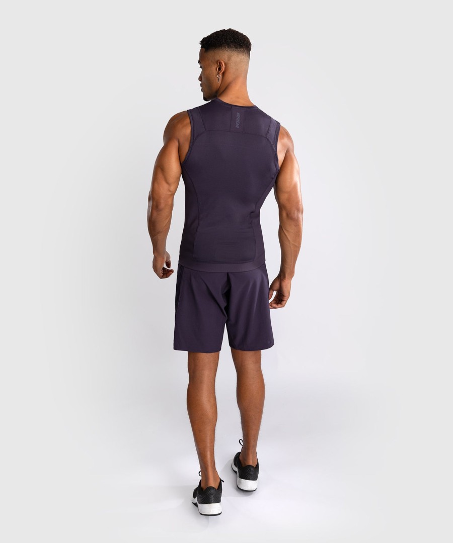 venum g-fit air men sleeveless rashguard - deep purple