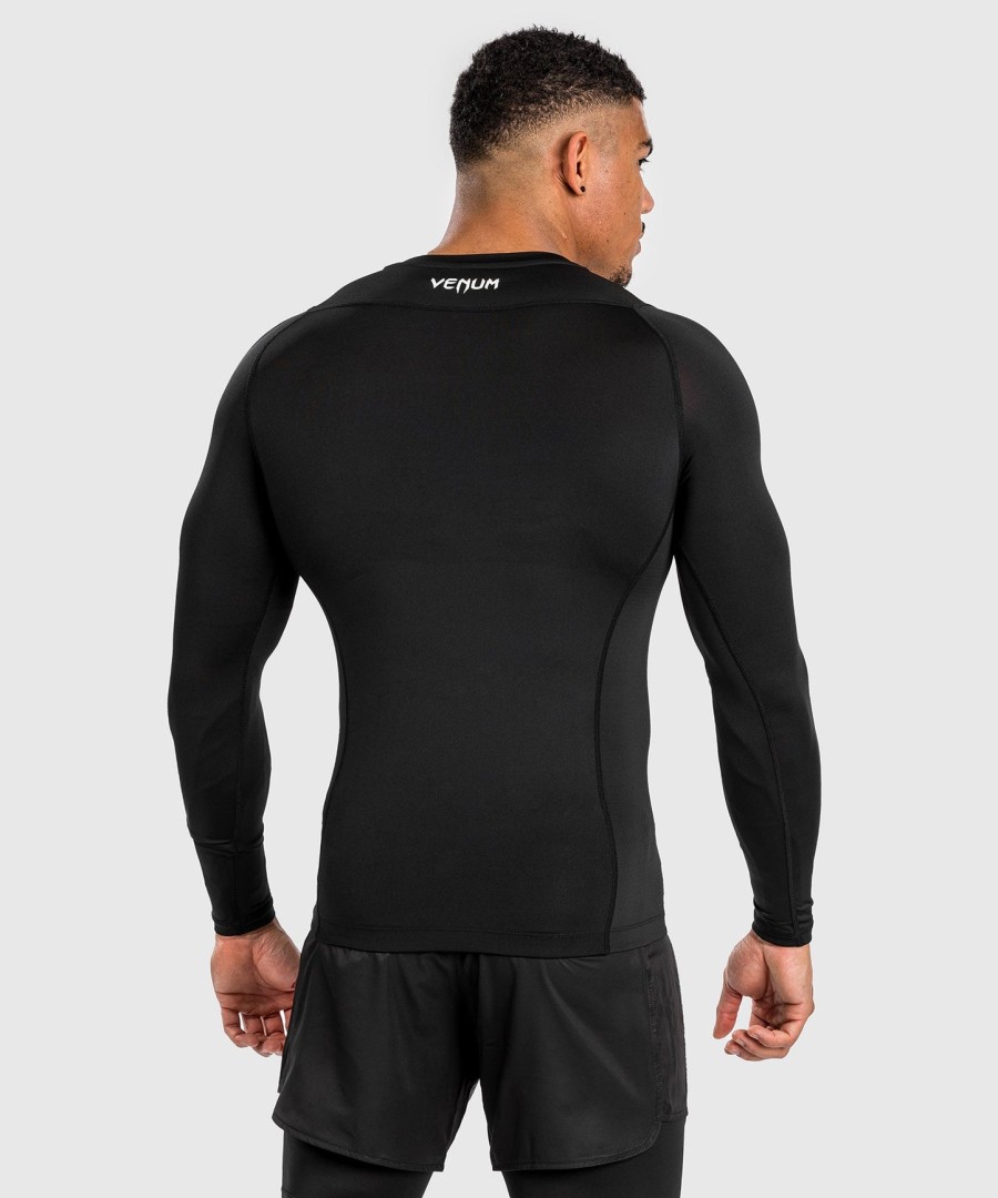 venum attack men long sleeve rashguard - blackgrey