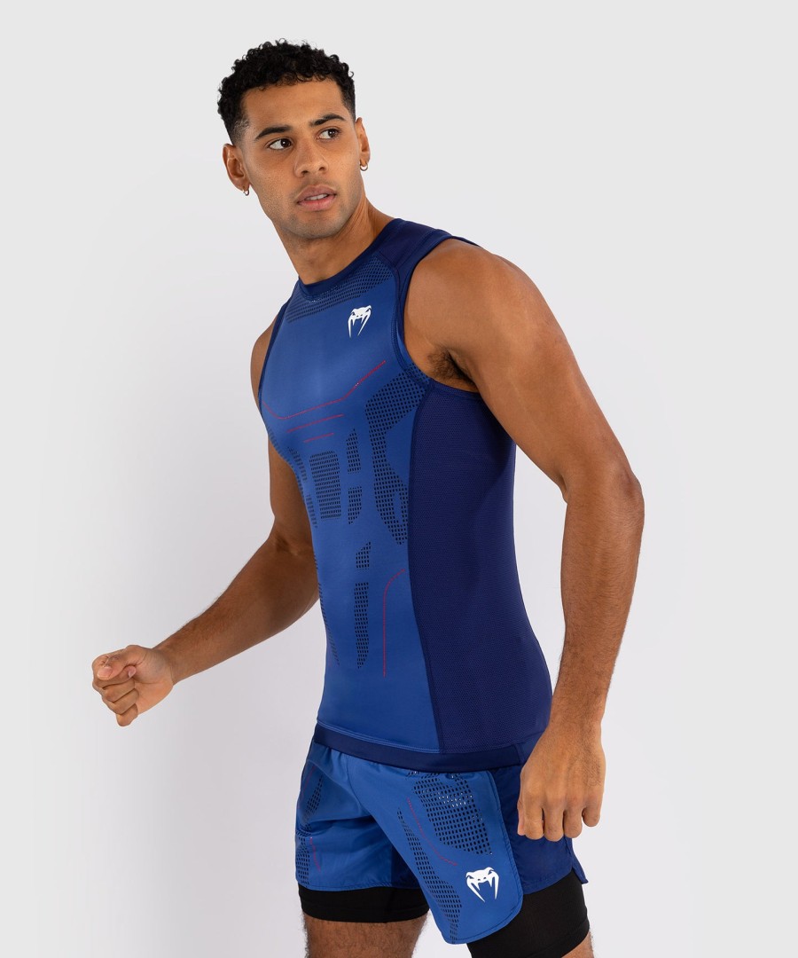 venum technical 3.0 sleeveless rashguard - night blue