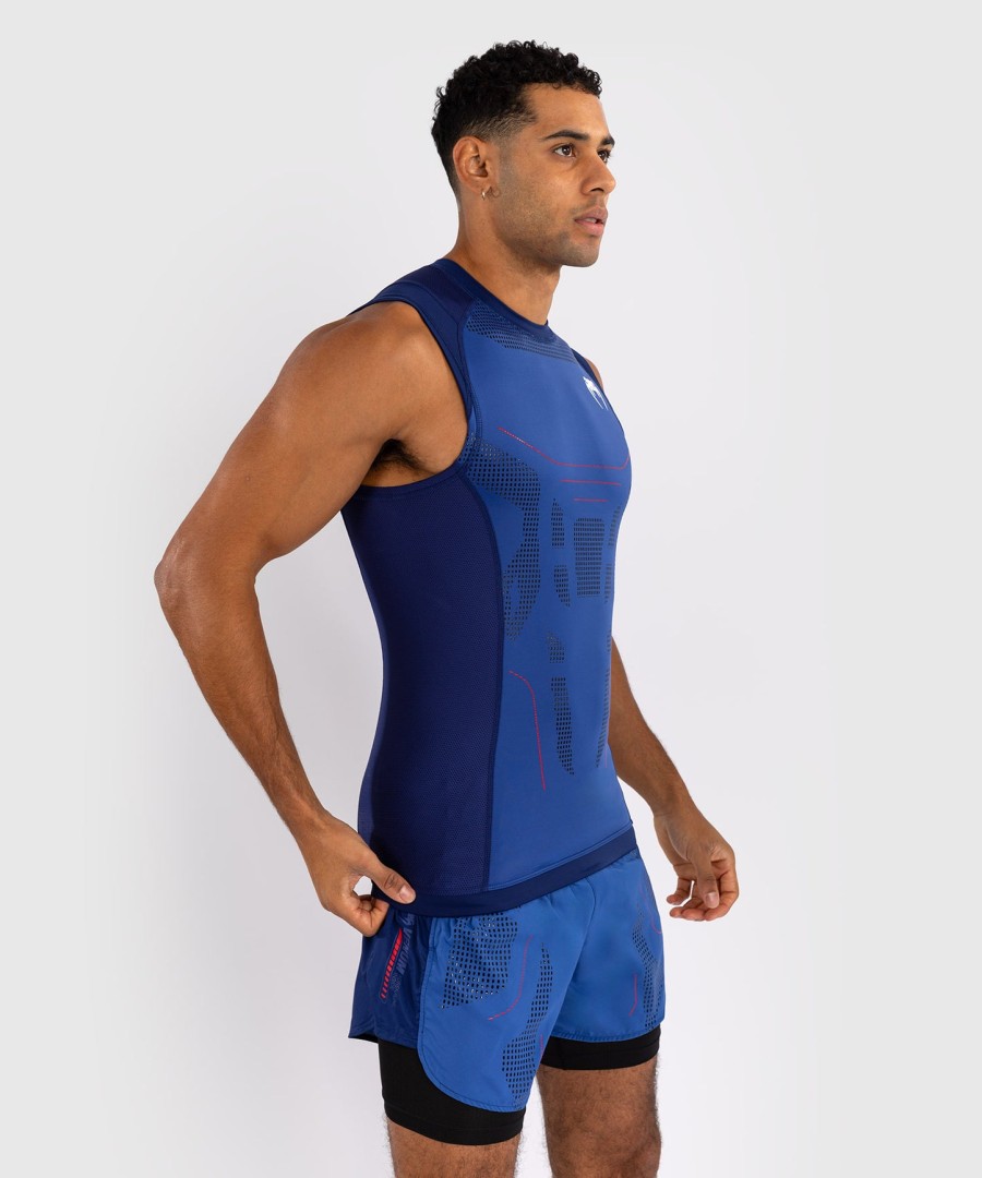 venum technical 3.0 sleeveless rashguard - night blue