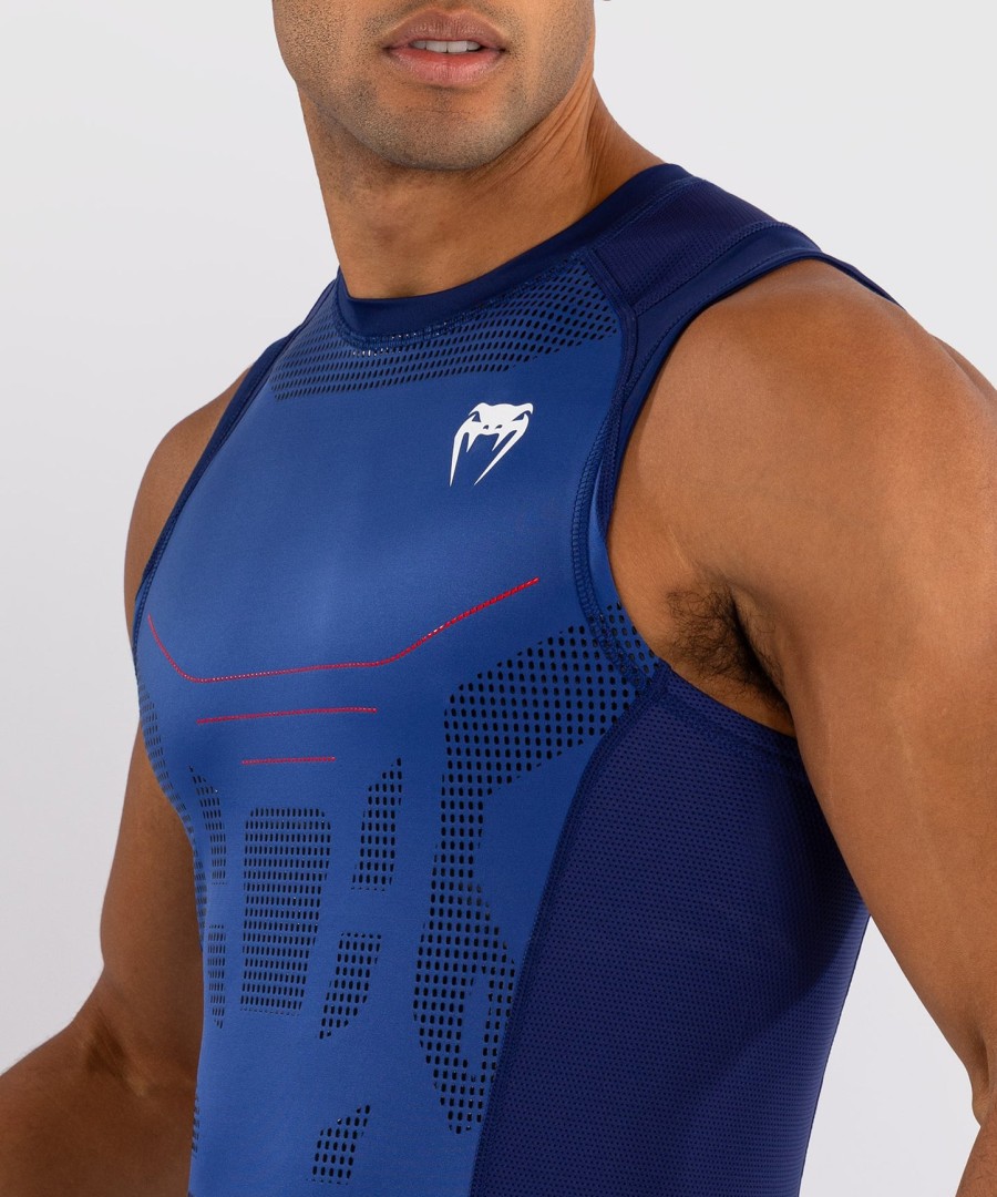 venum technical 3.0 sleeveless rashguard - night blue