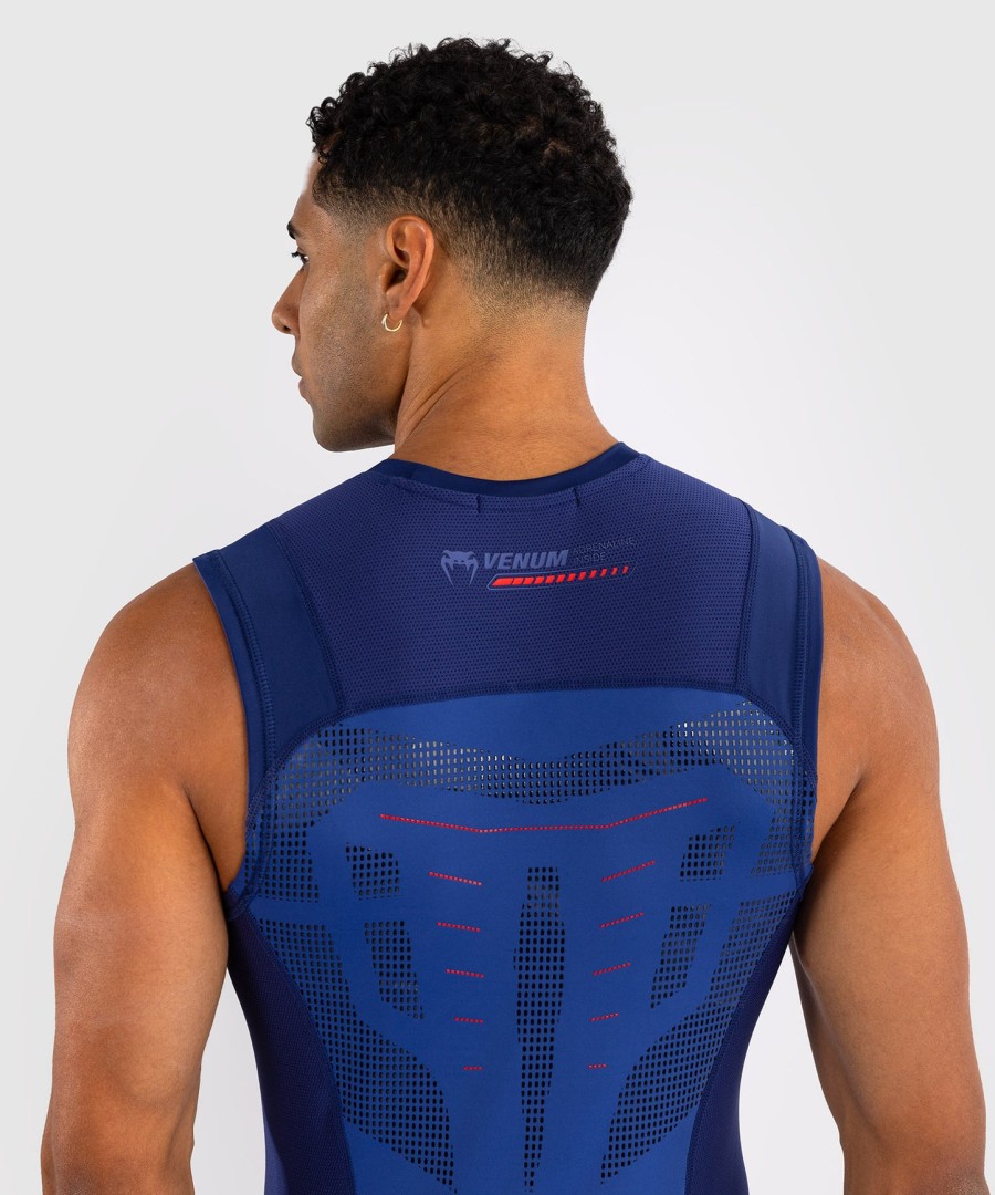 venum technical 3.0 sleeveless rashguard - night blue
