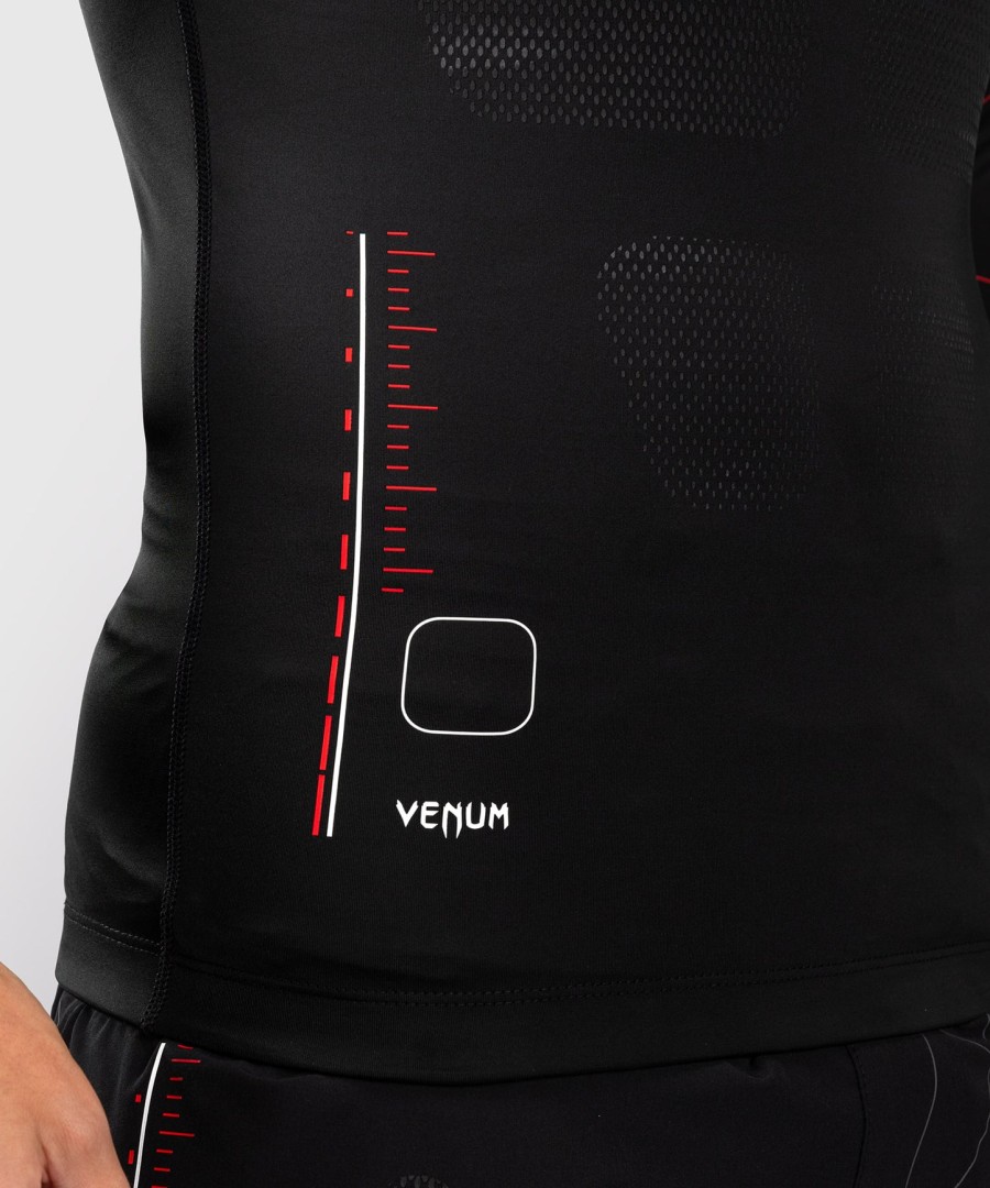 venum tactical xt men long sleeve rashguard - blackfire red
