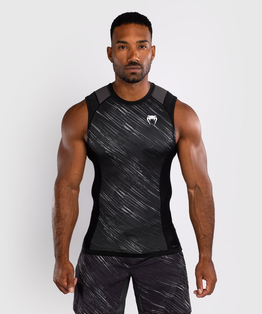 venum rapid sleeveless rashguard - blackstorm grey