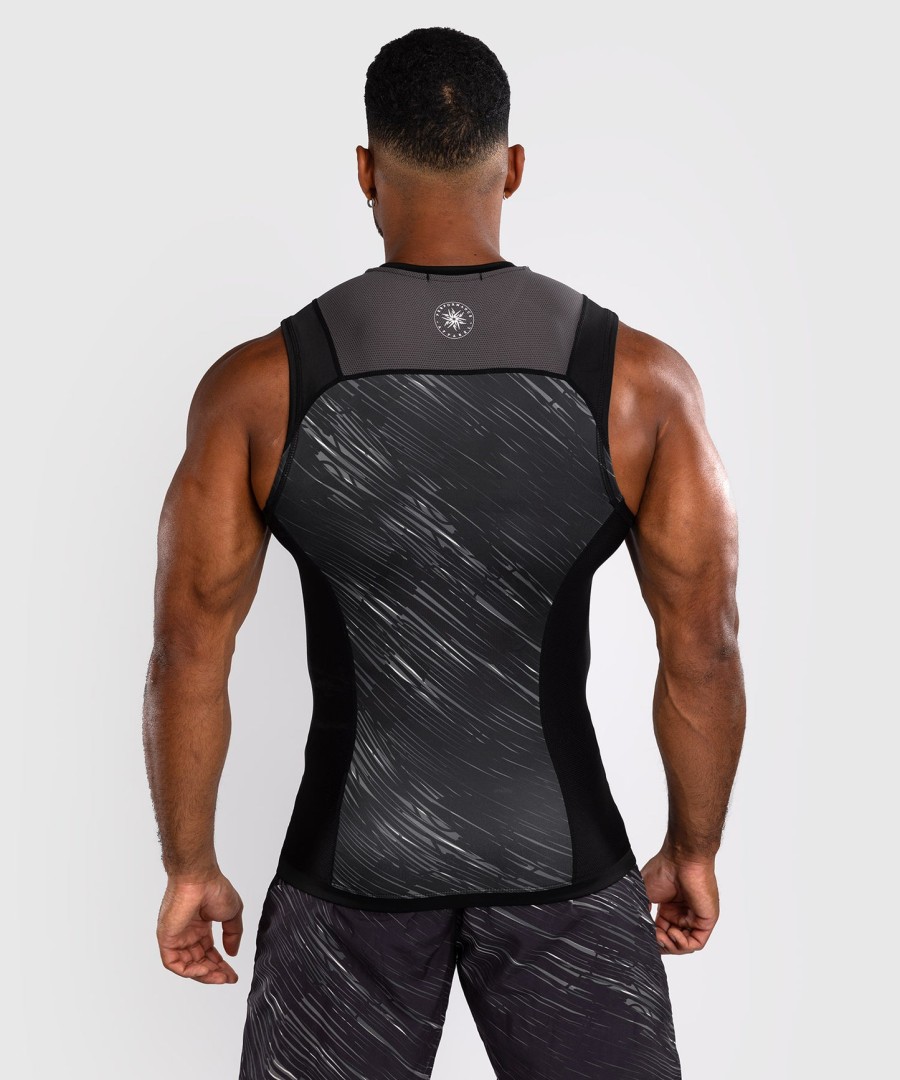 venum rapid sleeveless rashguard - blackstorm grey