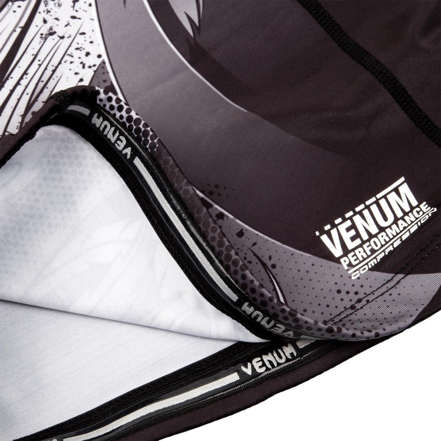 venum phoenix rashguard - short sleeves - blackwhite - for women