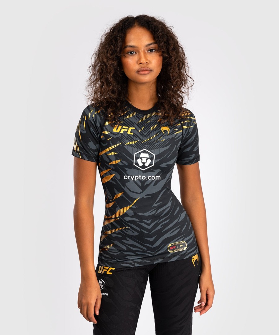 ufc fusion by venum authentic fight night women performance short sleeve rashguard - champion