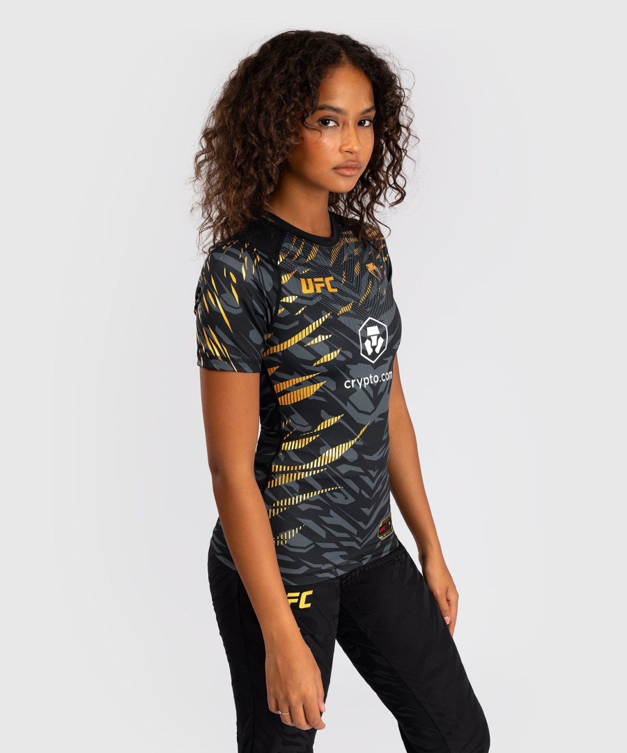 ufc fusion by venum authentic fight night women performance short sleeve rashguard - champion