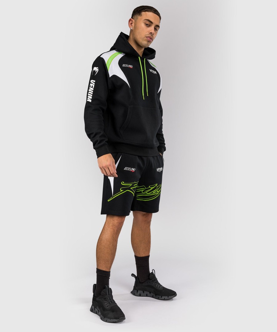 venum x bud racing men cotton shorts - blackwhitelime green