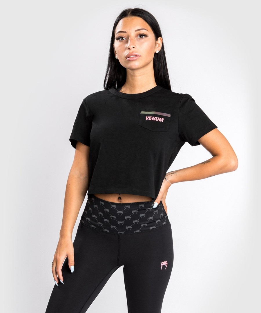 venum pink pocket t-shirt - for women - blackpink gold
