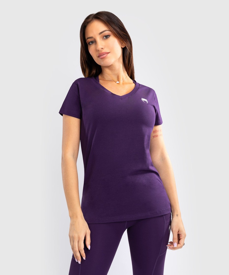 venum essential women t-shirt - deep purple