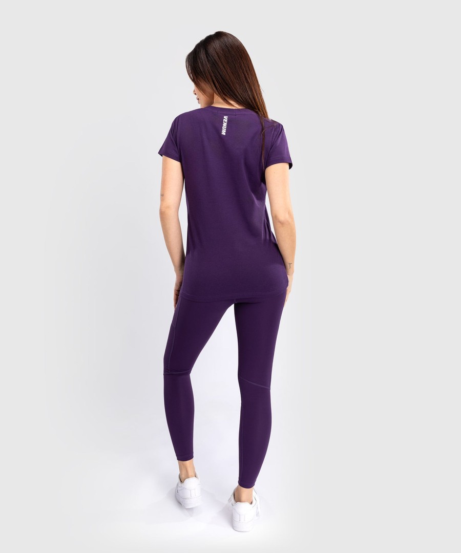 venum essential women t-shirt - deep purple