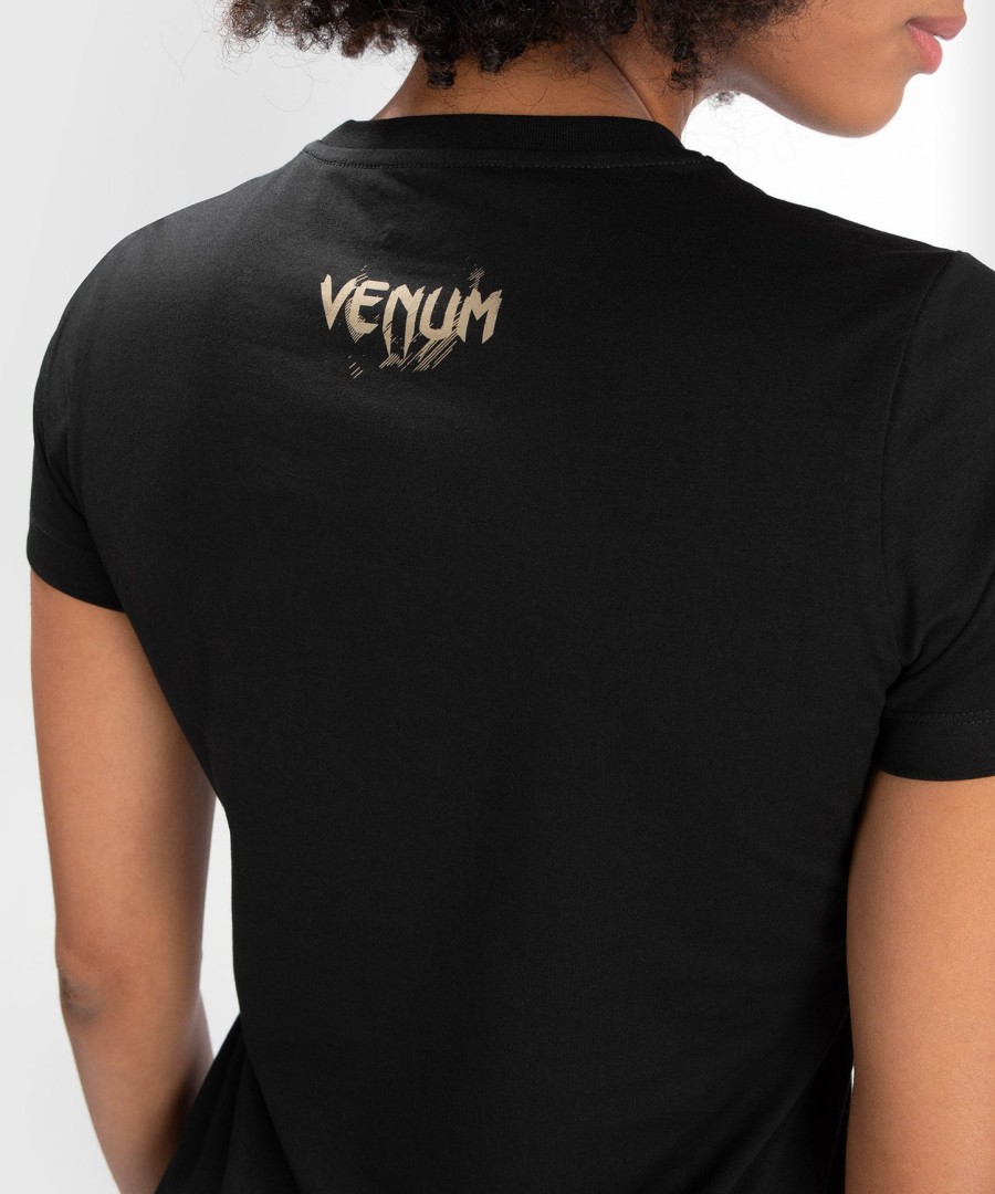 t-shirt santa muerte dark side venum woman - blackbrown