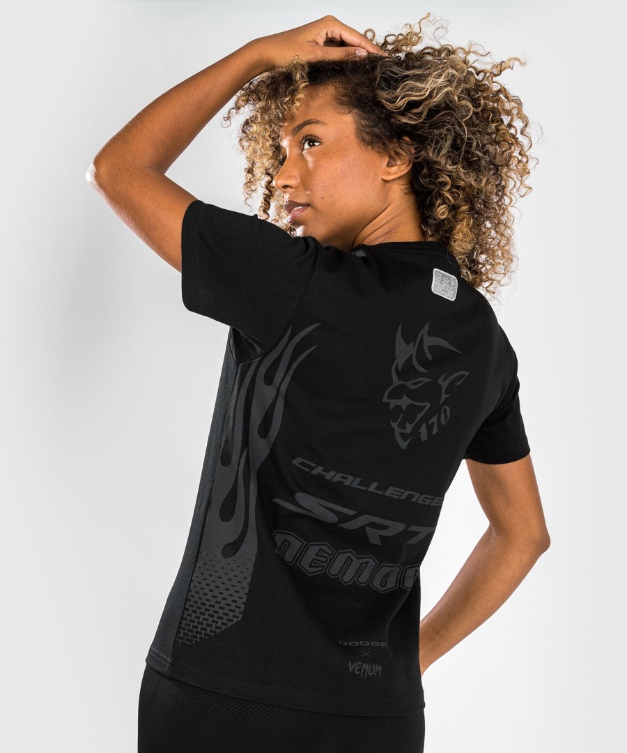 venum x dodge demon 170 women t-shirt - black