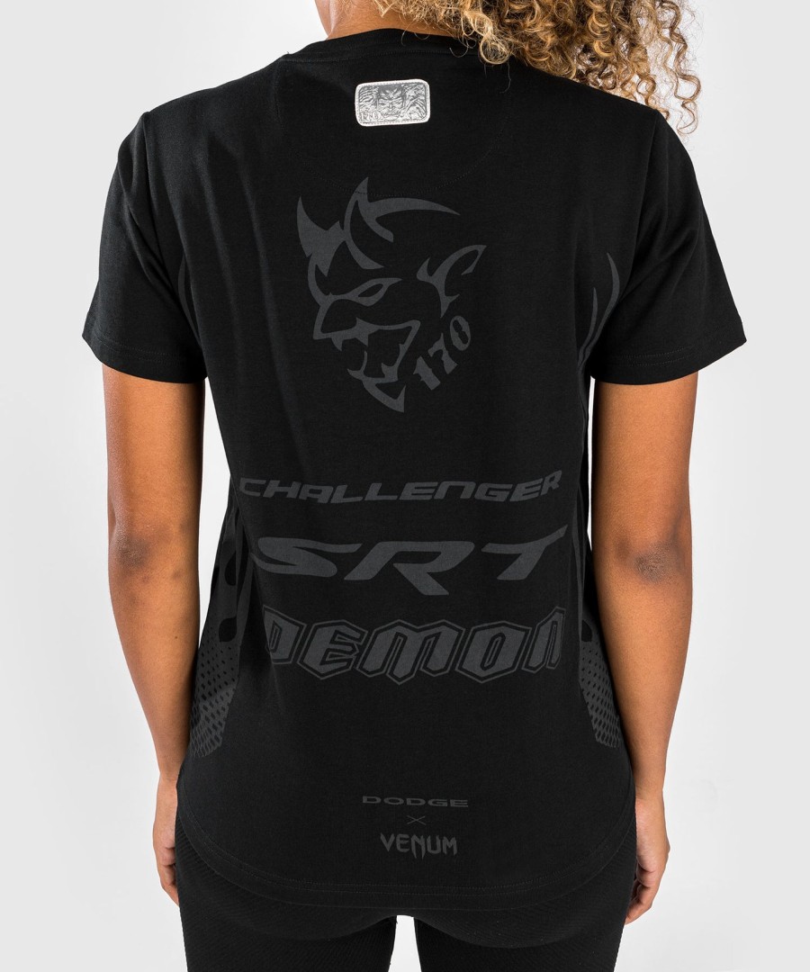 venum x dodge demon 170 women t-shirt - black