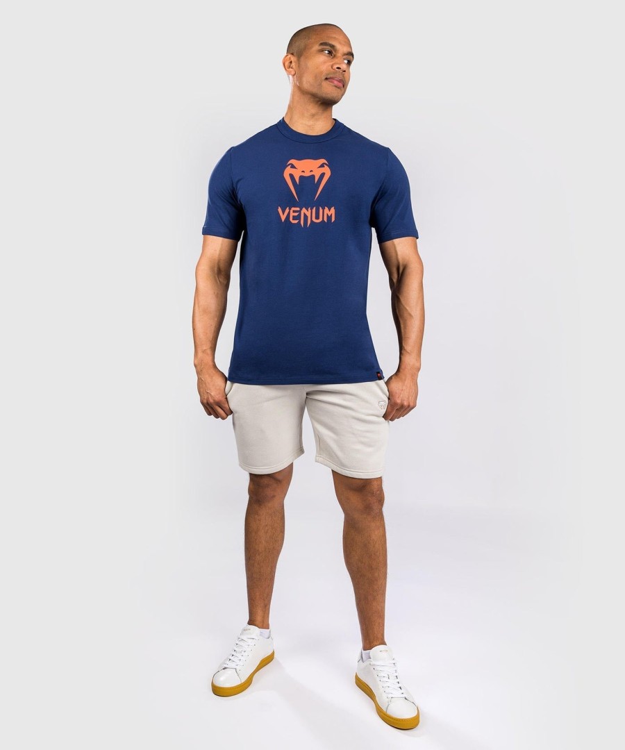 venum classic t-shirt - navy blueorange