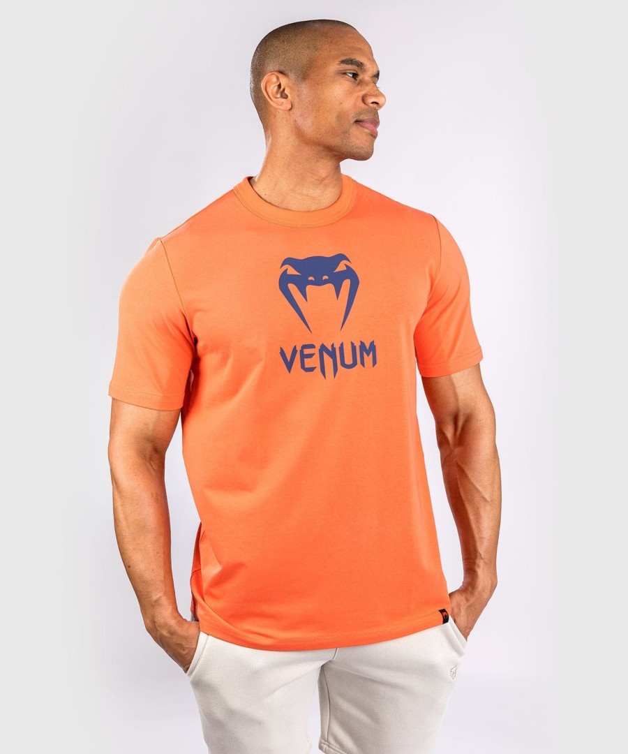 venum classic t-shirt - orangenavy blue