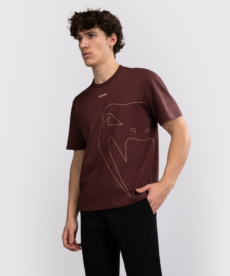 venum giant connect t-shirt - chocolate brown