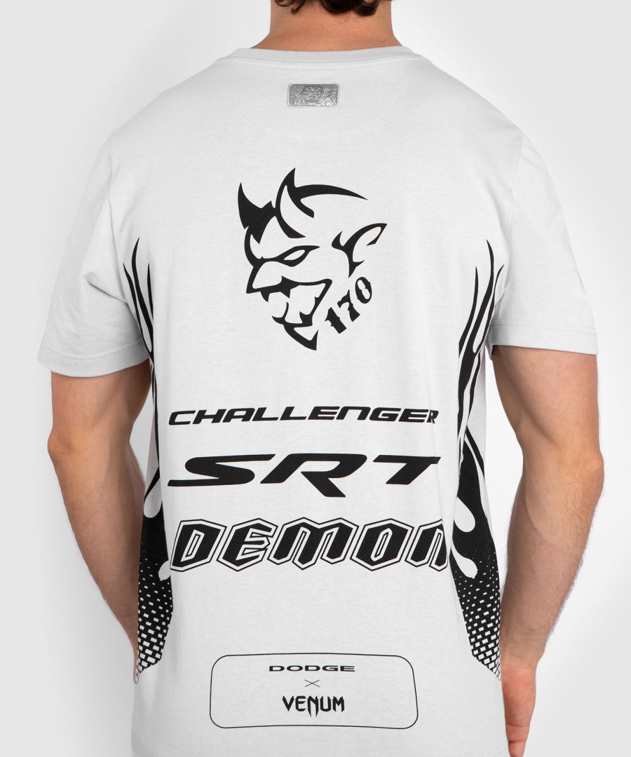 venum x dodge demon 170 men t-shirt - grey