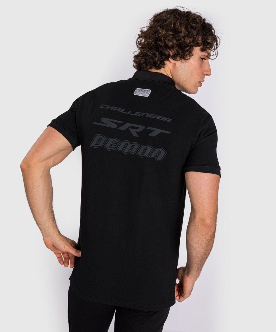 venum x dodge demon 170 men polo shirt - black