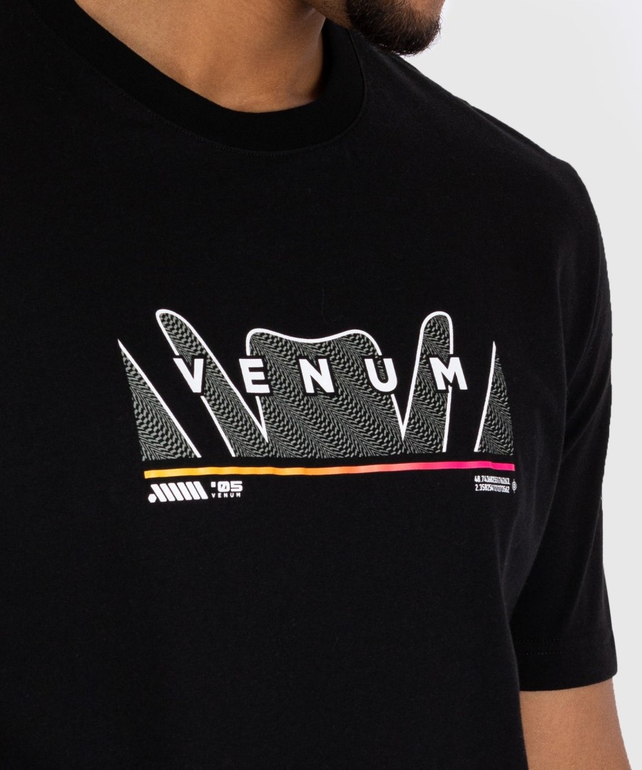 venum snake print t-shirt - black