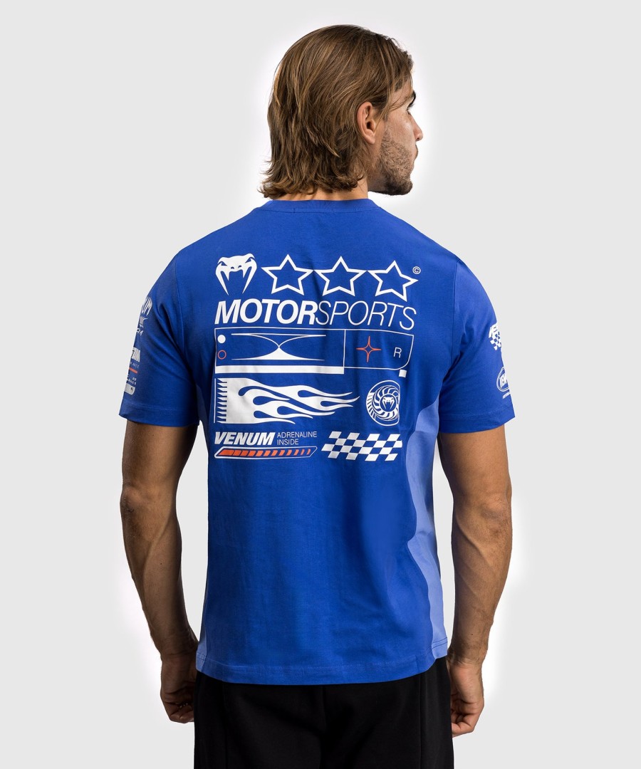 venum motorsport t-shirt - royal blue