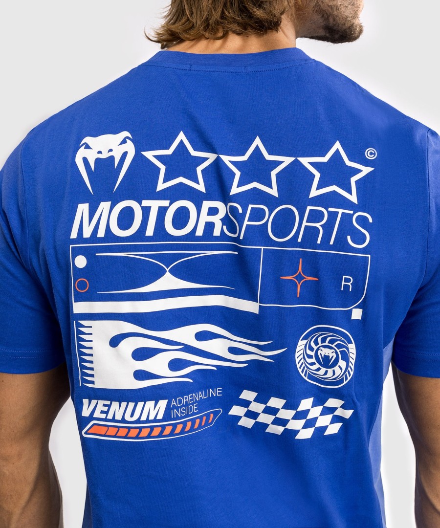 venum motorsport t-shirt - royal blue