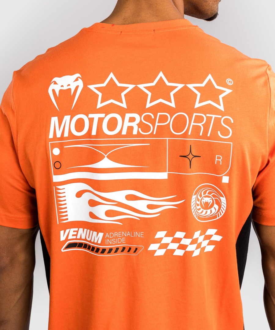 venum motorsport t-shirt - tangerine