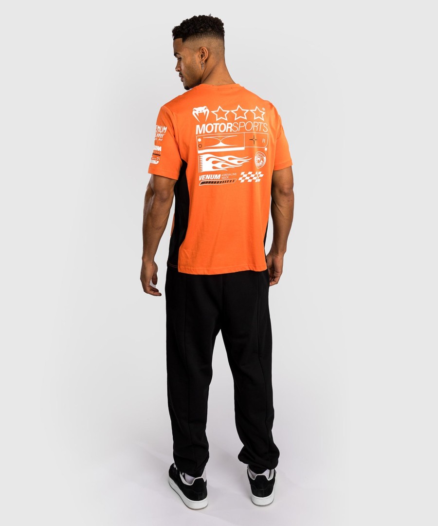venum motorsport t-shirt - tangerine