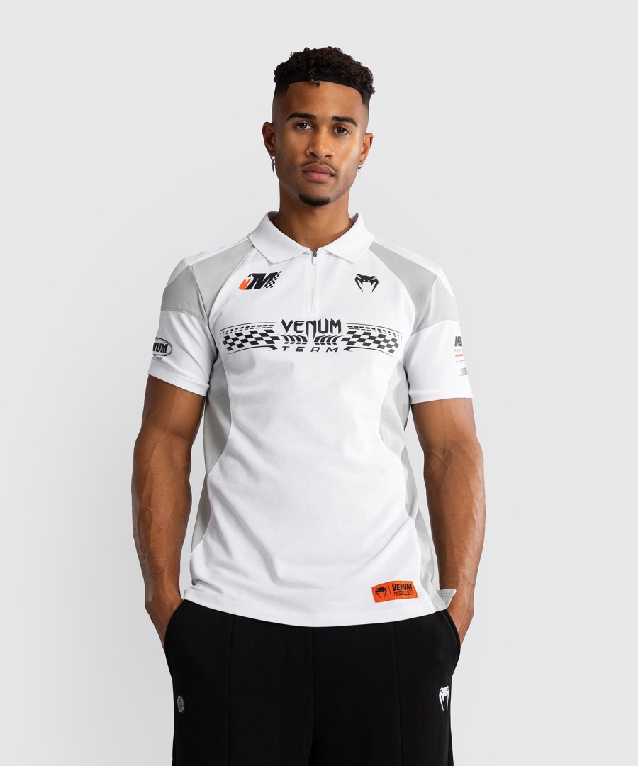 venum motorsport cotton polo - snow white