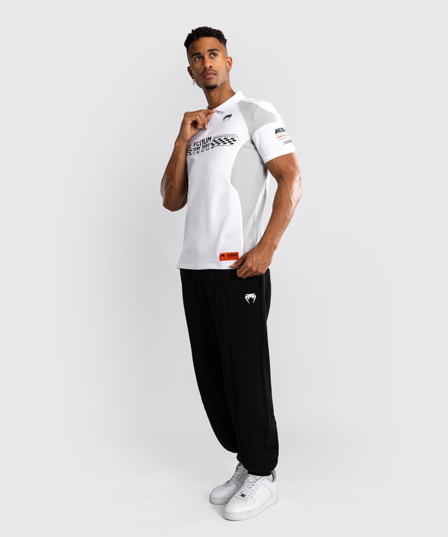 venum motorsport cotton polo - snow white