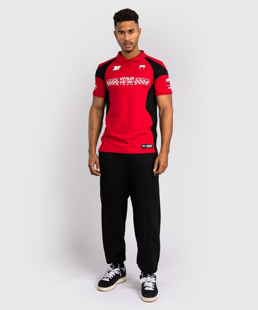 venum motorsport cotton polo - racer red