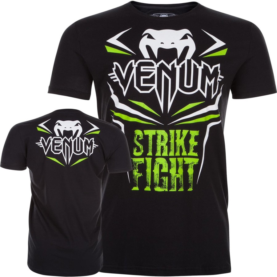 venum strike fight t-shirt - blackneo green