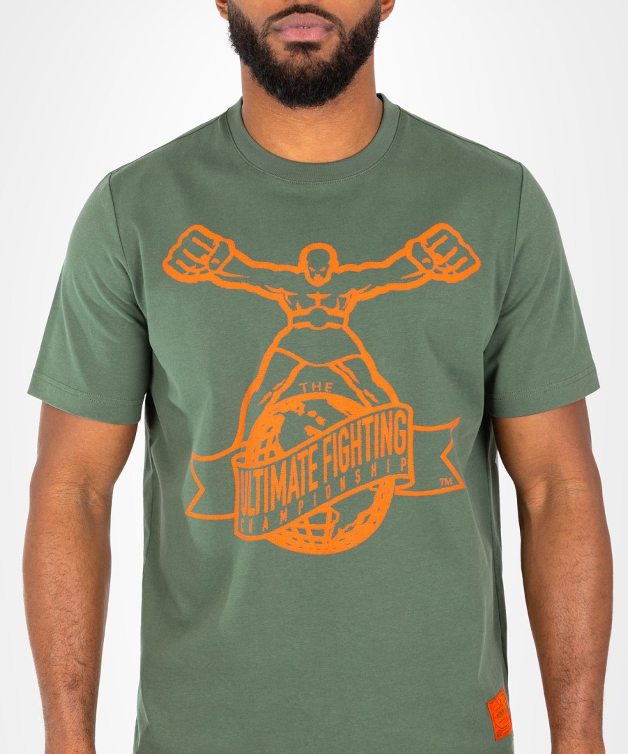 ufc by venum ulti-man t-shirt - khakiorange