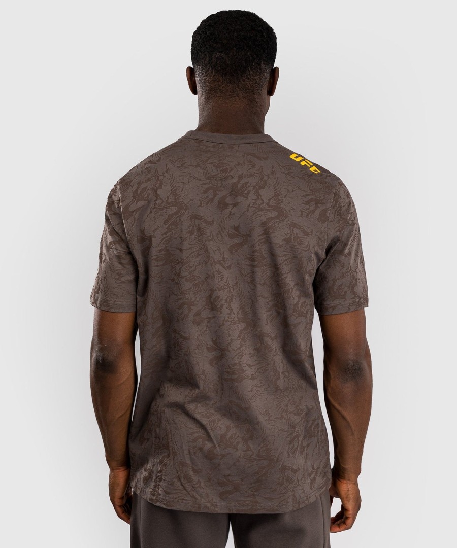 ufc fusion by venum fight week men short sleeve t-shirt - earthen brown