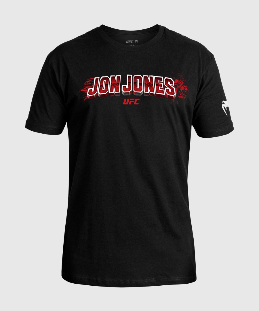 men ufc unrivaled by venum black jon jones t-shirt