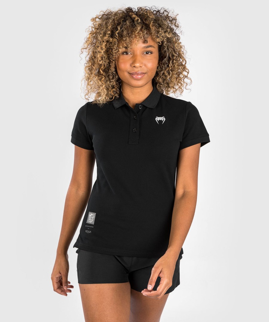 venum x dodge demon 170 women polo shirt - black