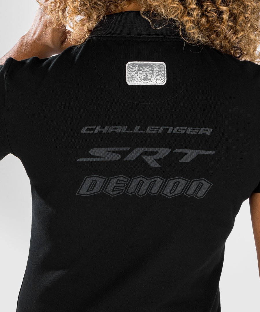 venum x dodge demon 170 women polo shirt - black