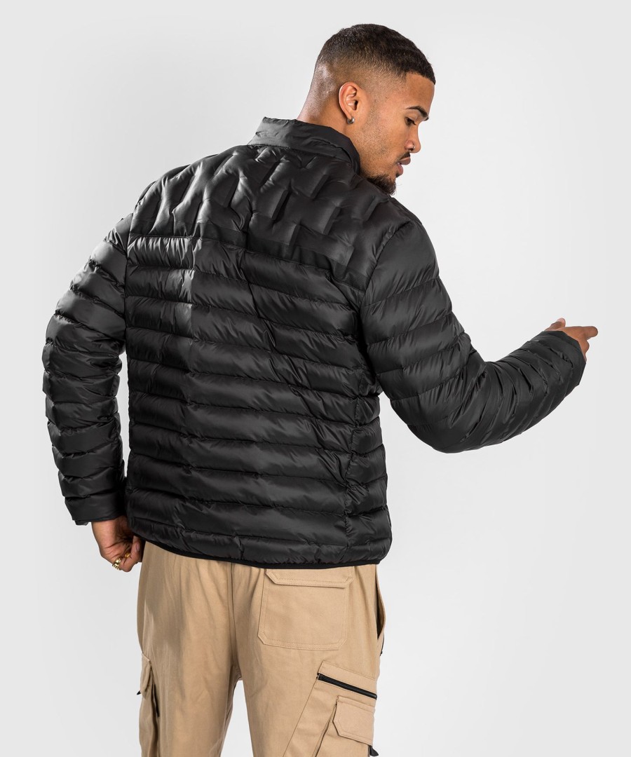 venum elite light down jacket - black