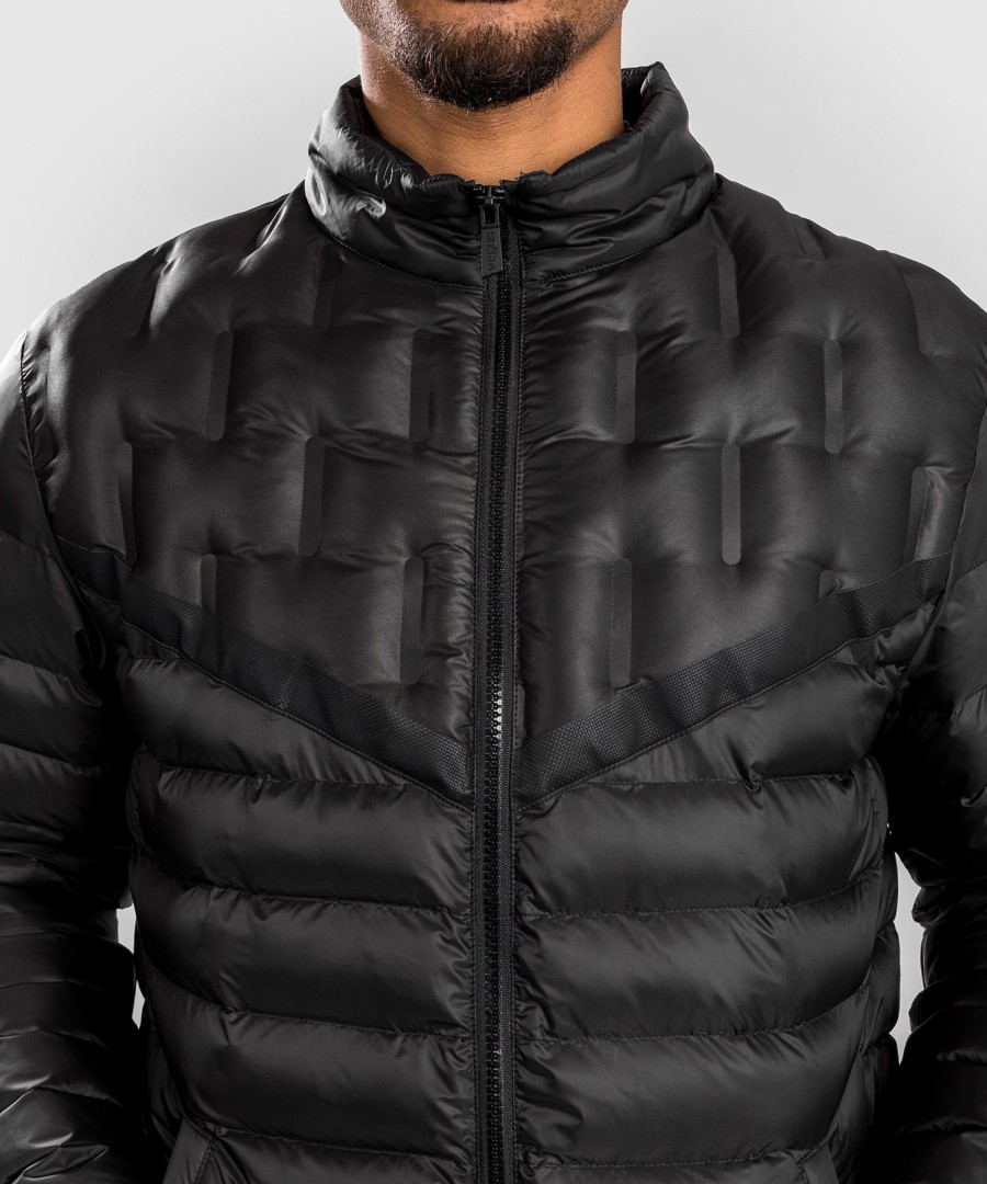 venum elite light down jacket - black