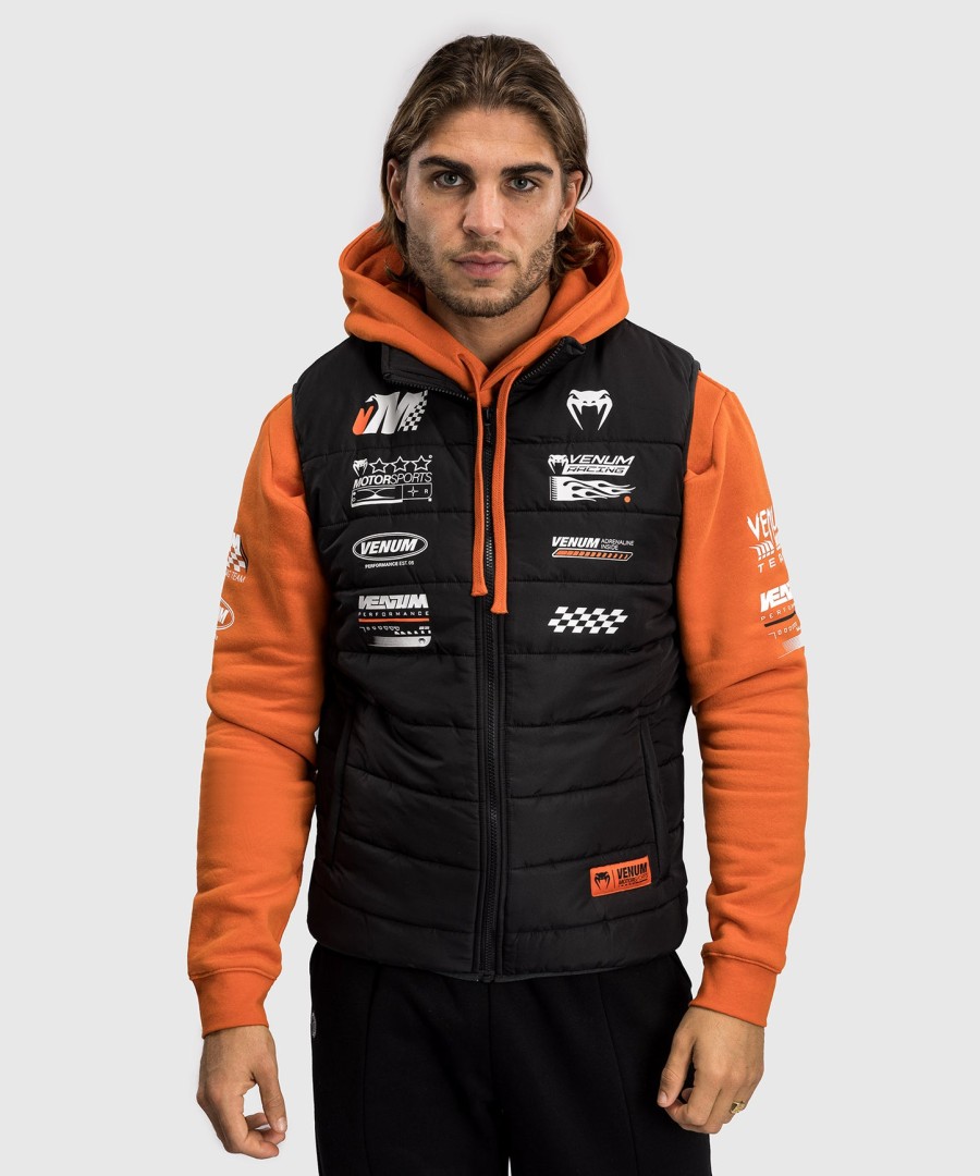 venum motorsport down jacket - deep black