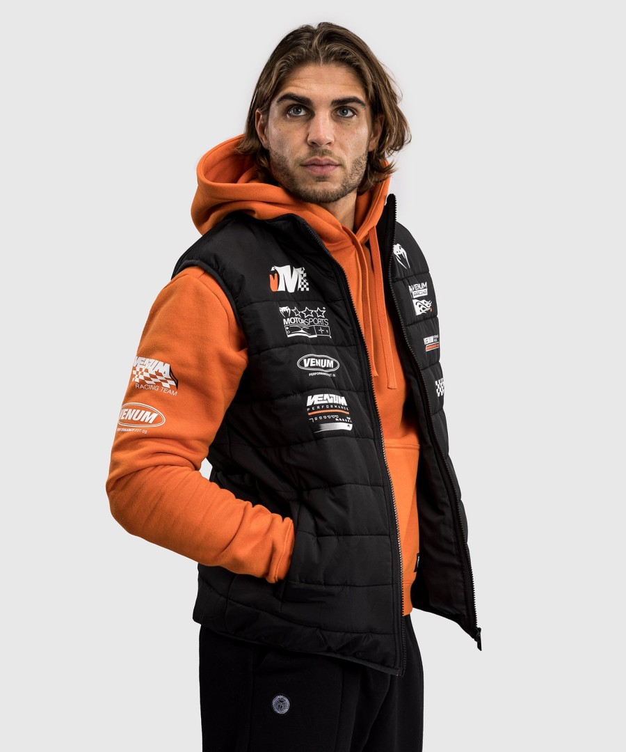venum motorsport down jacket - deep black