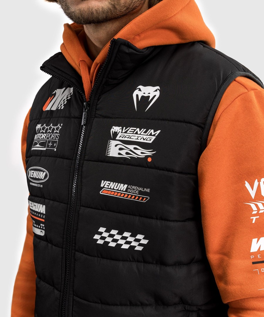 venum motorsport down jacket - deep black